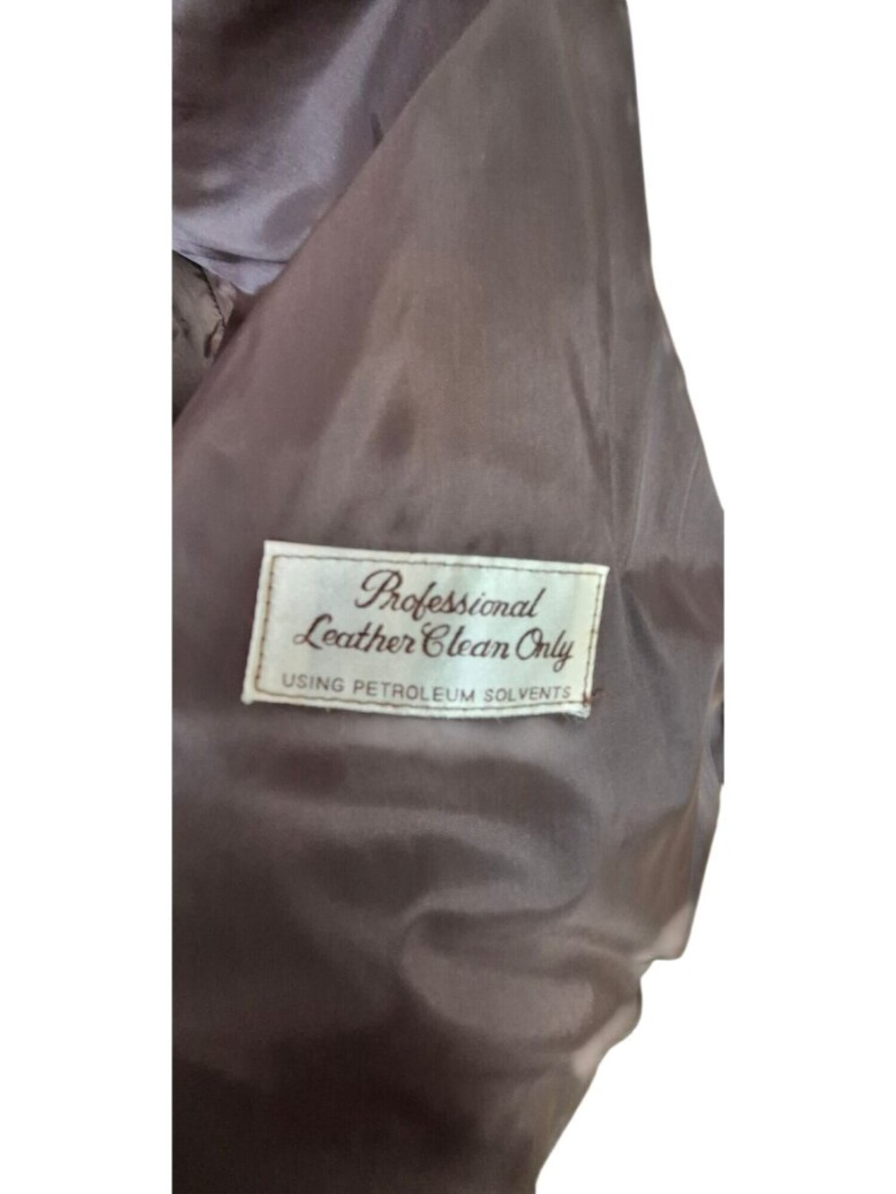 Clipper Mist Brown Genuine Leather Jacket Size 44 Regular Removable Lining - Picture 4 of 10